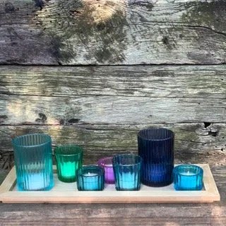 Blue Votive Collection