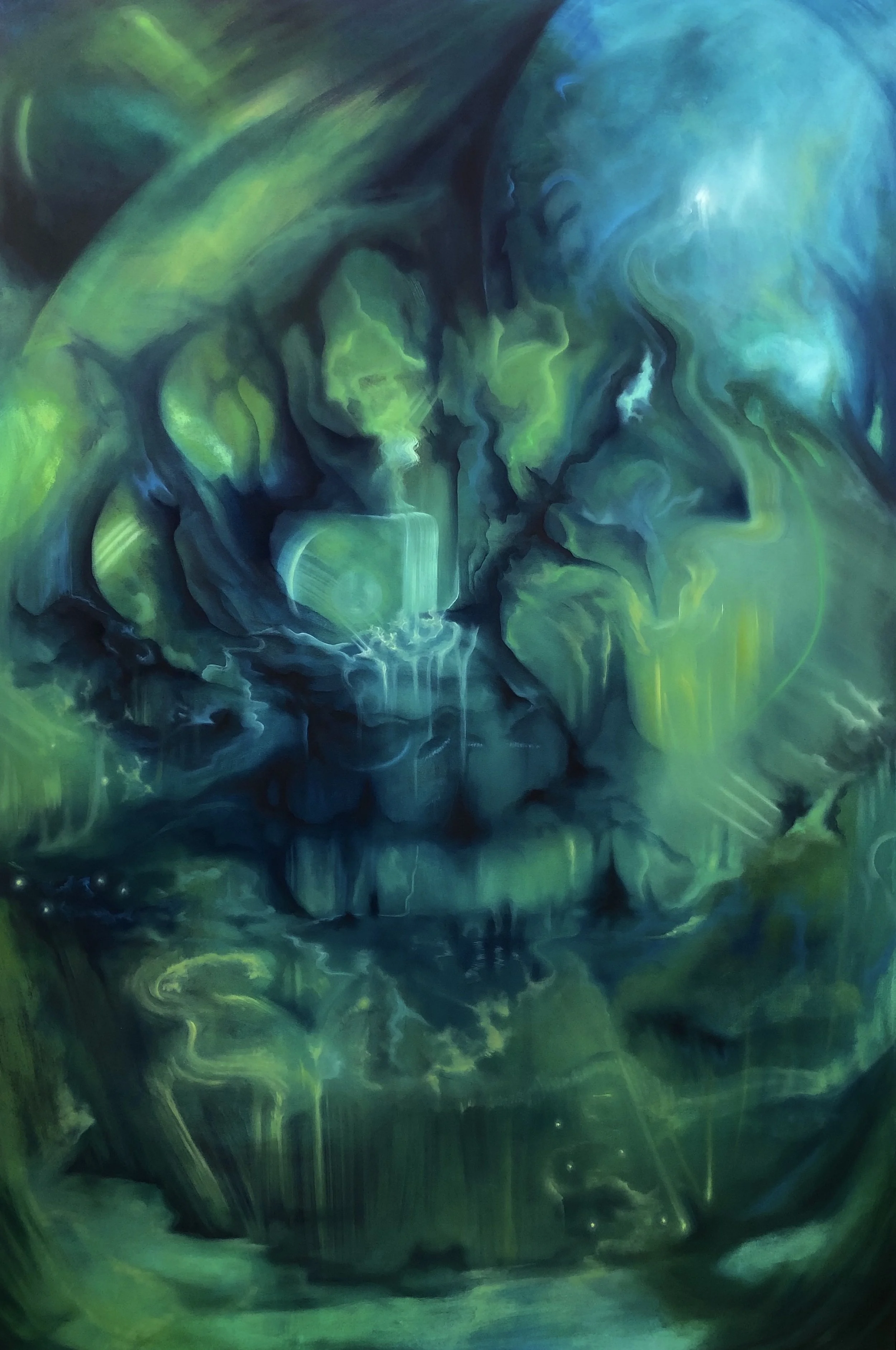 Submerge in serenity, 2022, oil on canvas, 240 x 160cm .jpeg