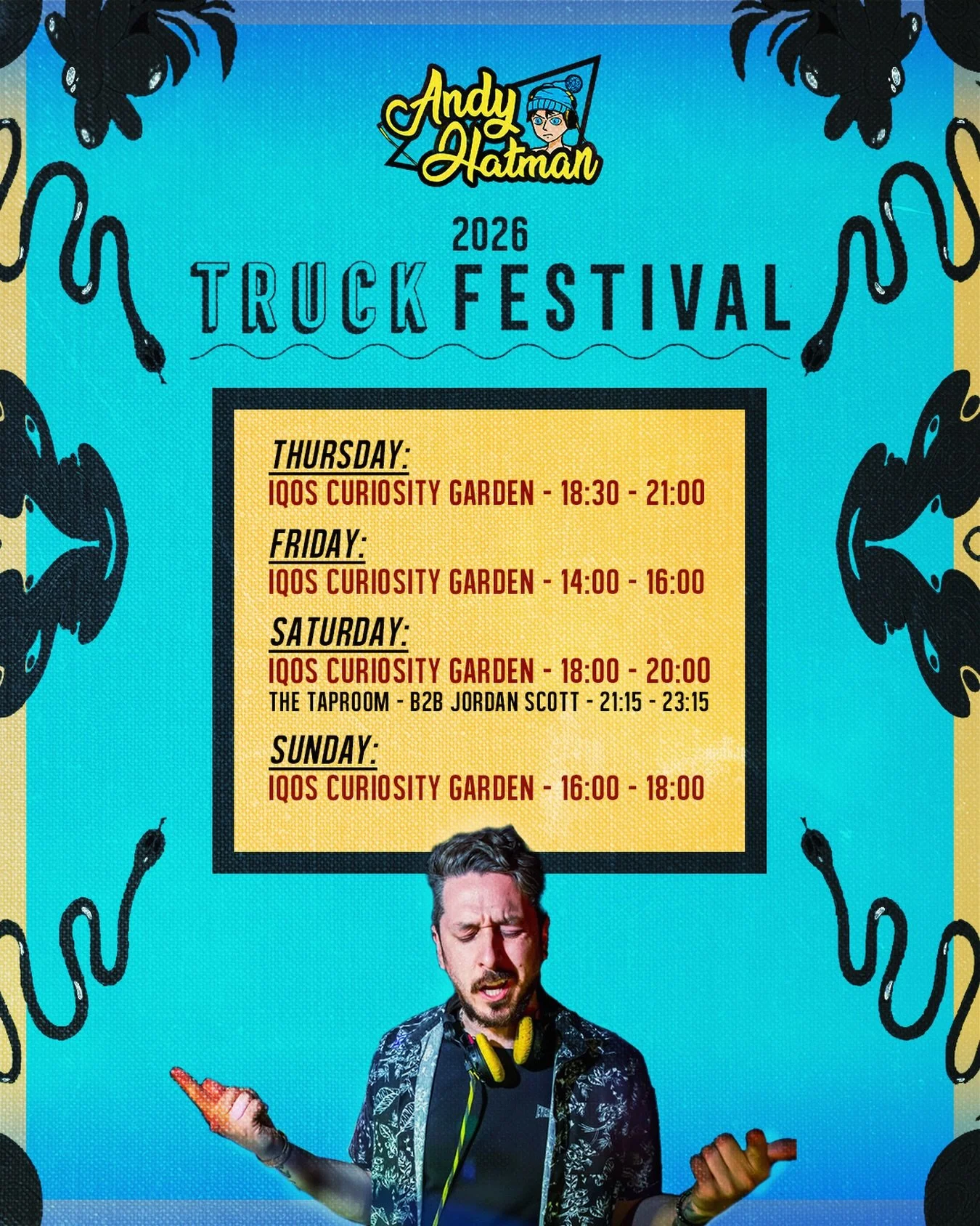 I&rsquo;m playing tunes all over the gaff this weekend at @truckfestival 

Very excited to be back for another year. 👊🕺🏼

Catch me every day in the @iqos_uk Curiosity Garden &amp; Saturday night at The Taproom, B2B with the legend @djjordanscott ?