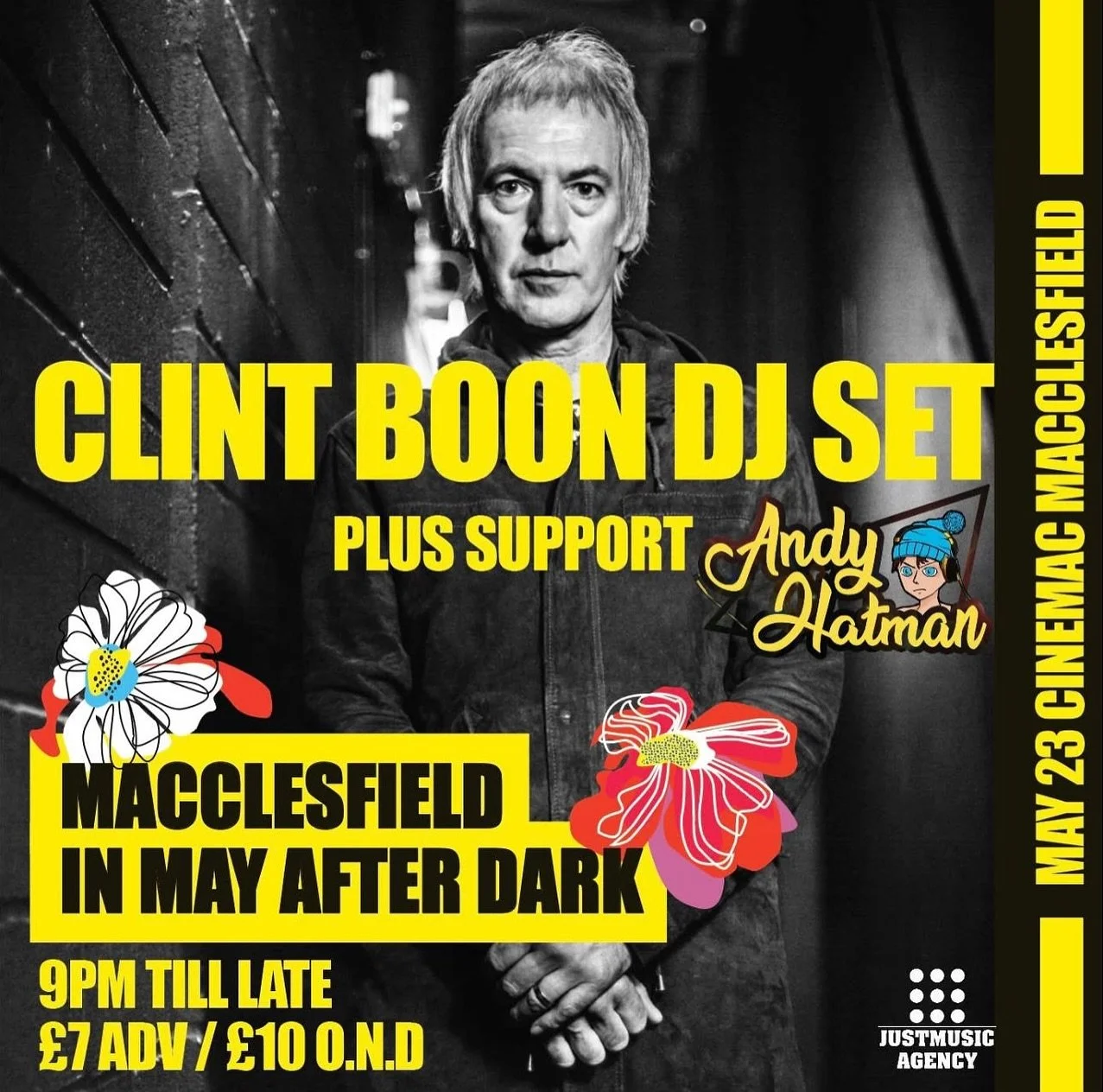 Got a couple of exciting gigs coming up! Im at at @cinemaccinema supporting @realclintboon / I&rsquo;m also playing the tunes at @hotboxliveevents before @gdogg27 .. for @big_indie_disco_uk . Many DJ fun times to be had.. Come join me 🕺🏼😎