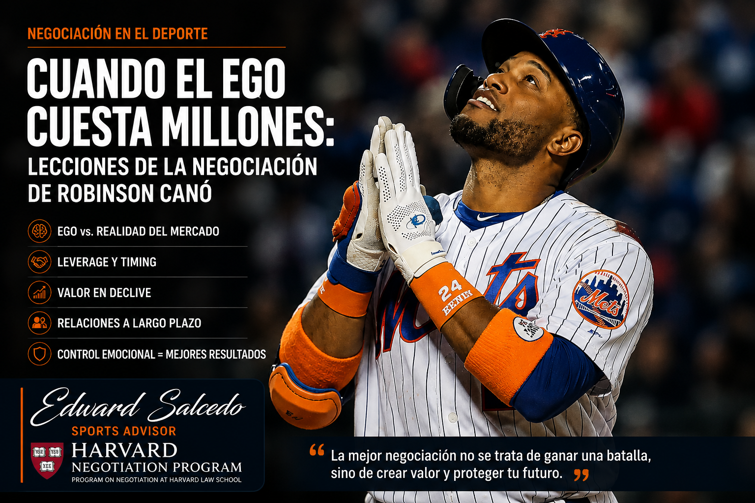 Lo Que La Negociación de Robinson Canó Enseña Sobre Ego, Leverage y Valor en Declive