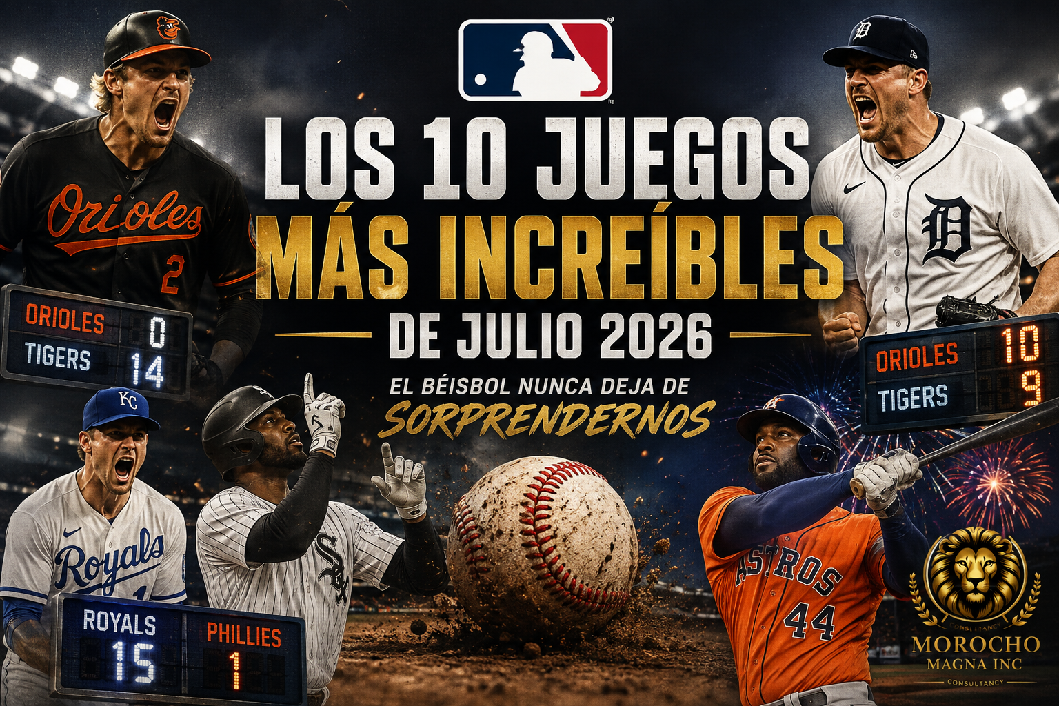 Los 10 juegos más increíbles que nos regaló el béisbol en julio de 2026

Por Edward Salcedo