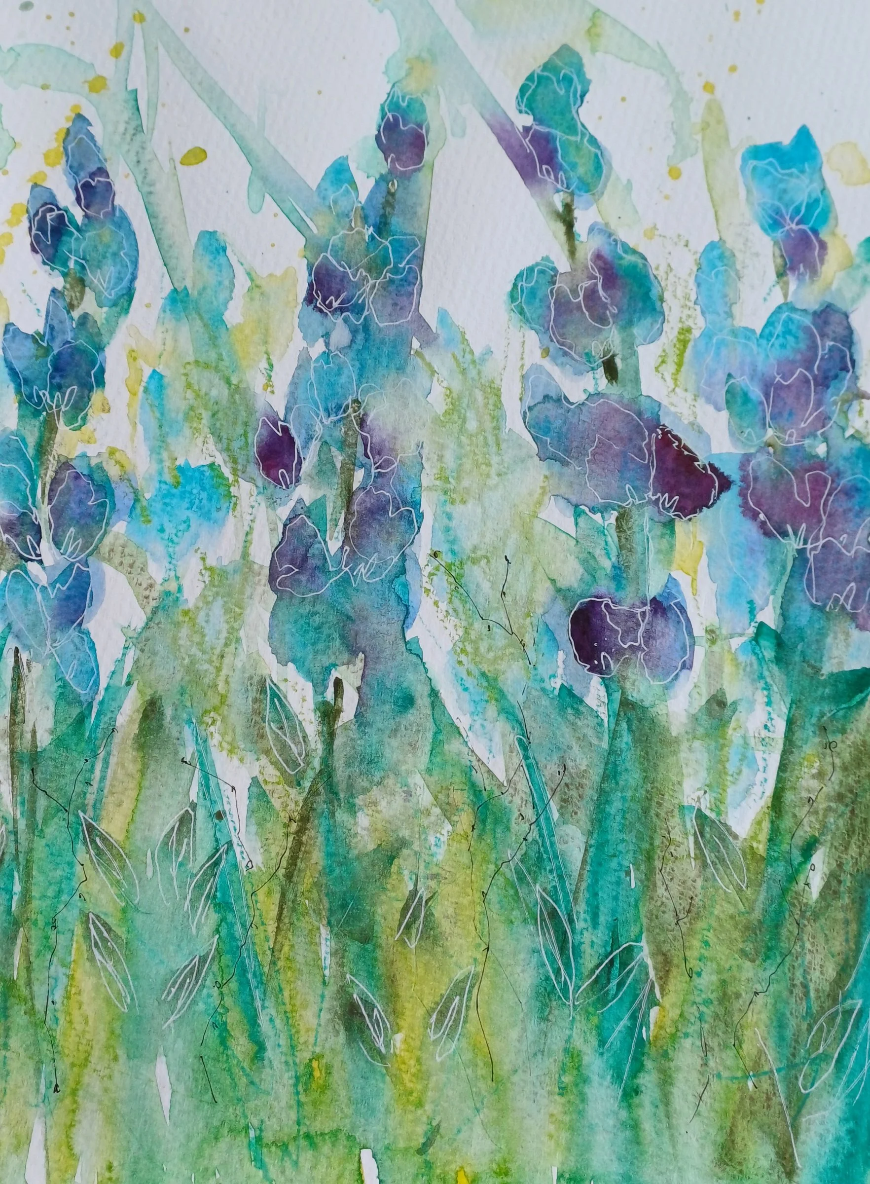 snapdragons summer rain.jpg