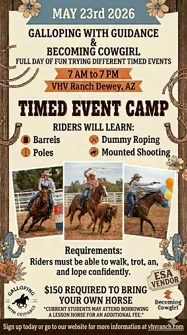 Advanced Horse Camp May 23rd
