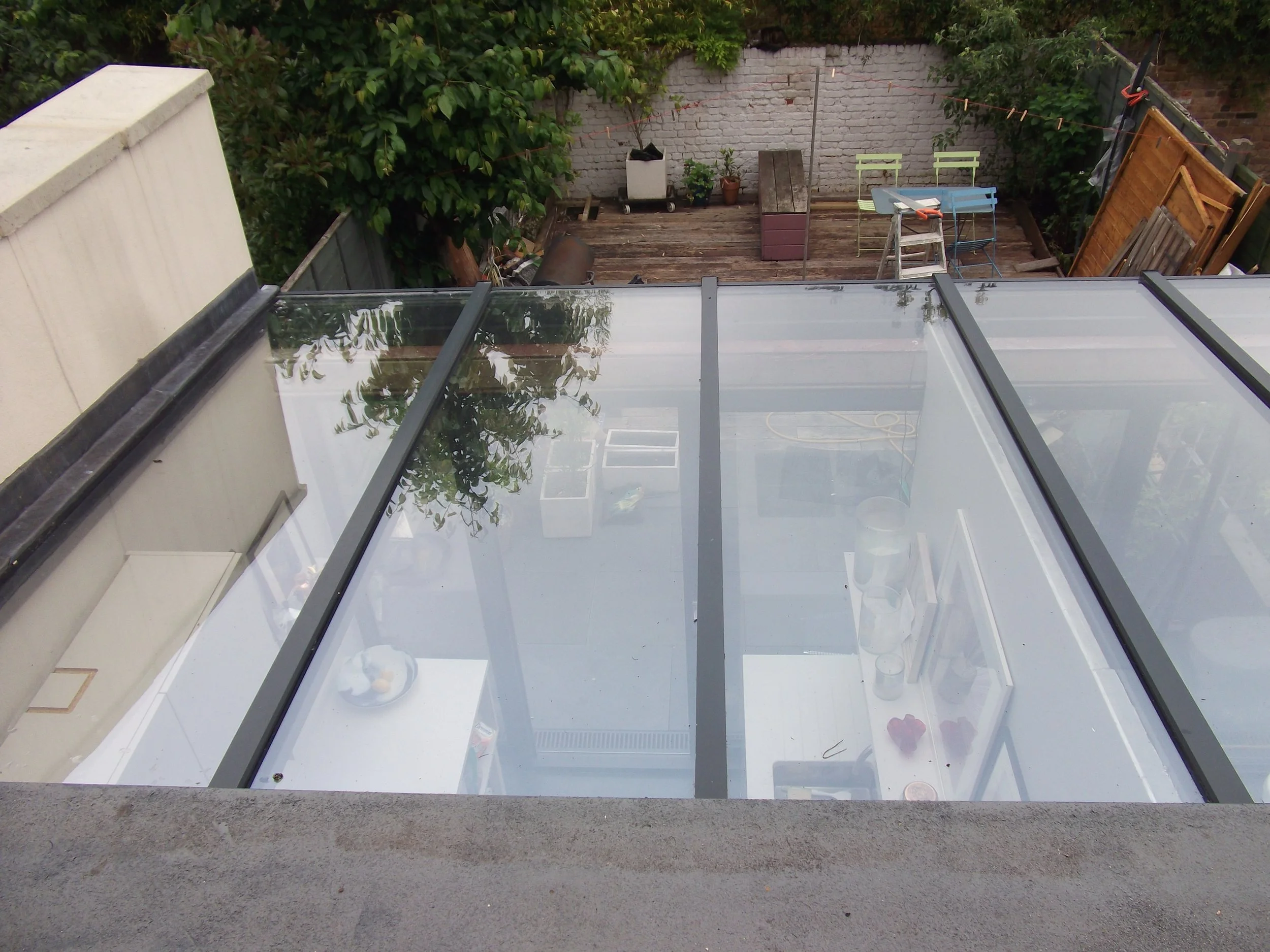 New glass roof in Peckham South London