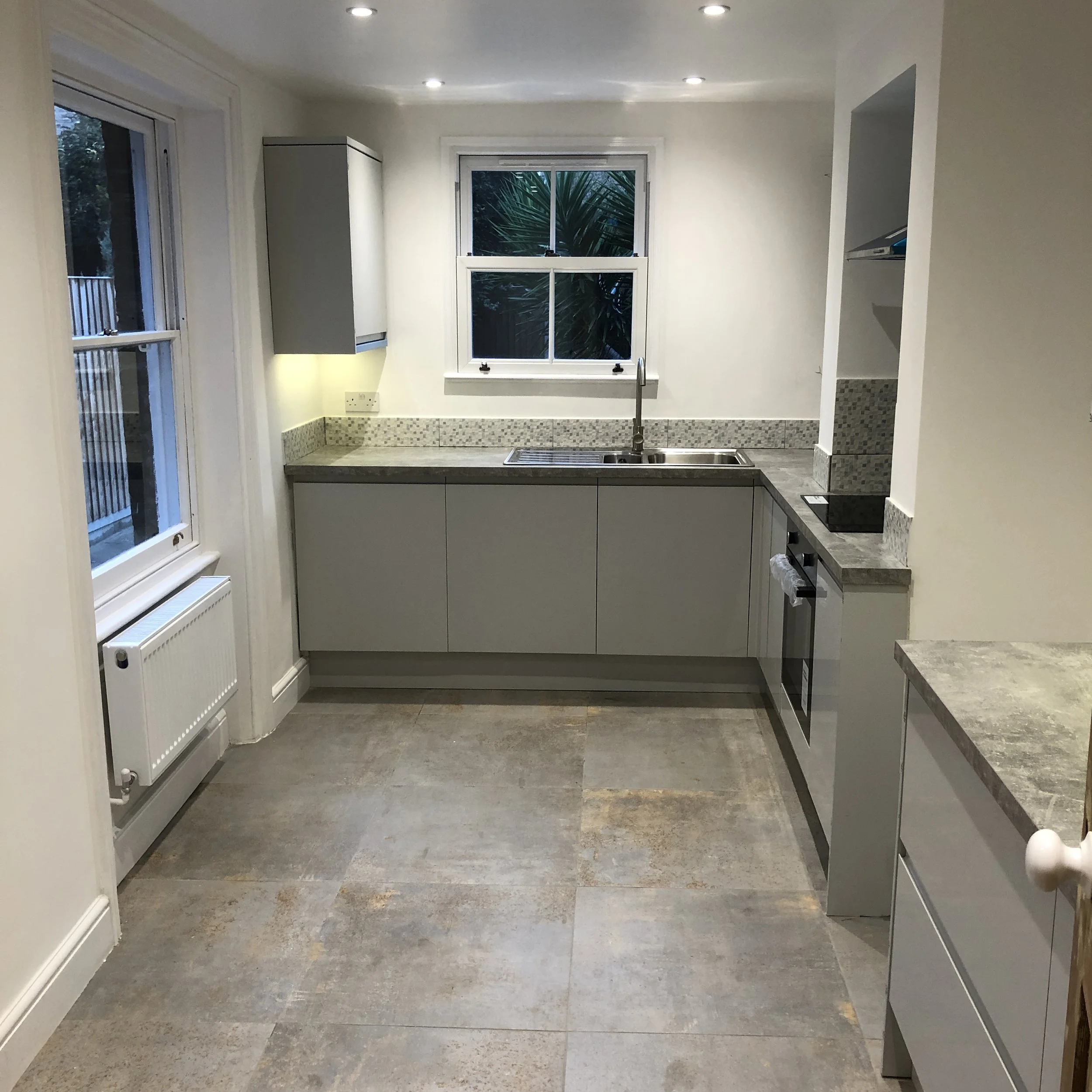 Completed kitchen refurbishment