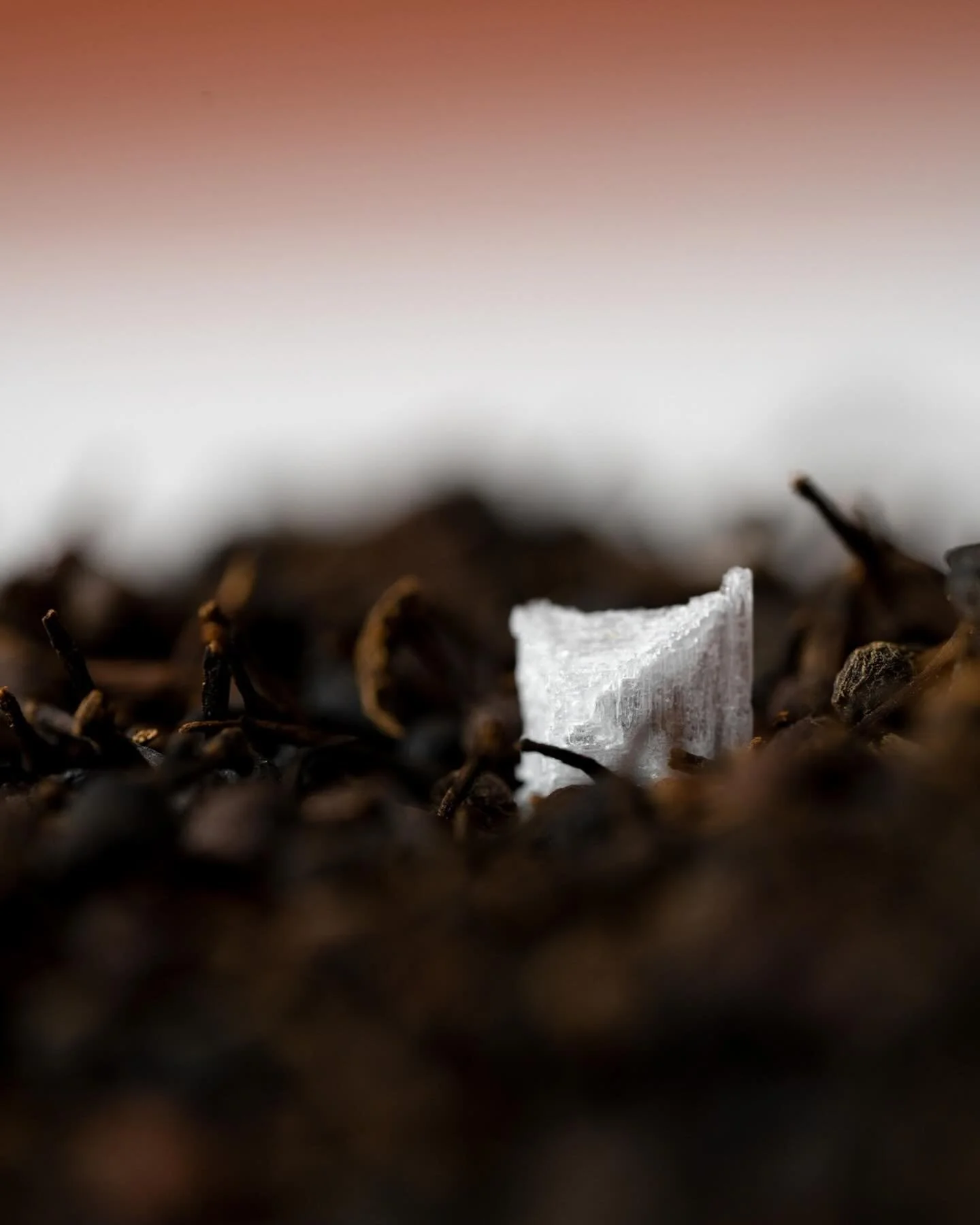 Maldon Meersalz in einem Bett von Urwaldpfeffer: das Salz stammt von der K&uuml;ste Gro&szlig;britanniens. Seine Pyramidenform gewinnt es aus dem Winkel, in dem die Sonne auf den Fels strahlt, auf dem es getrocknet wird. Und es crunsht richtig beim D