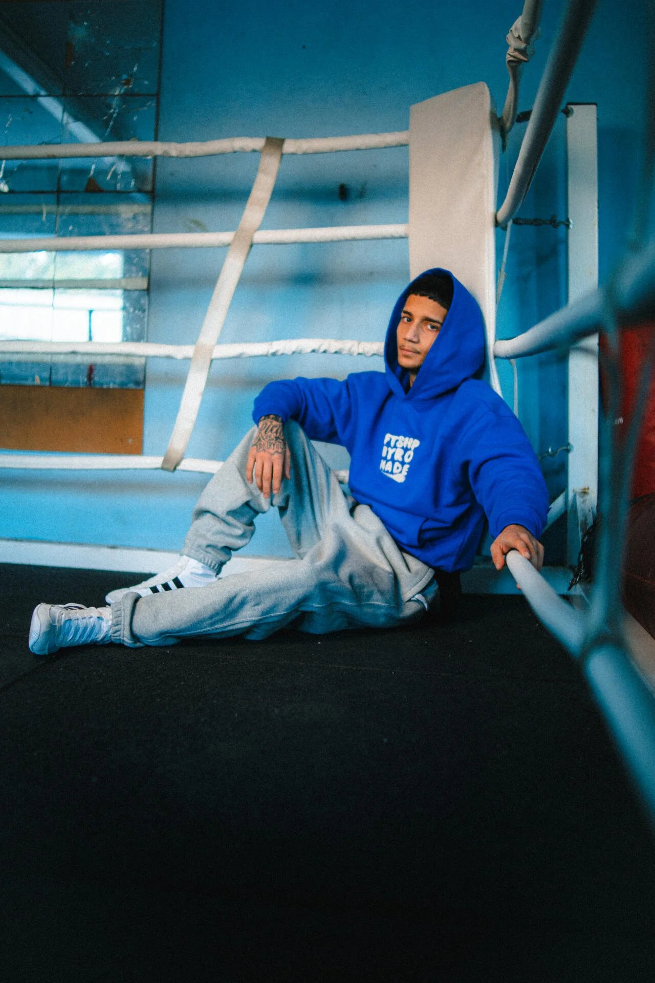 Ondra Tomas boxer v ringu v Brne