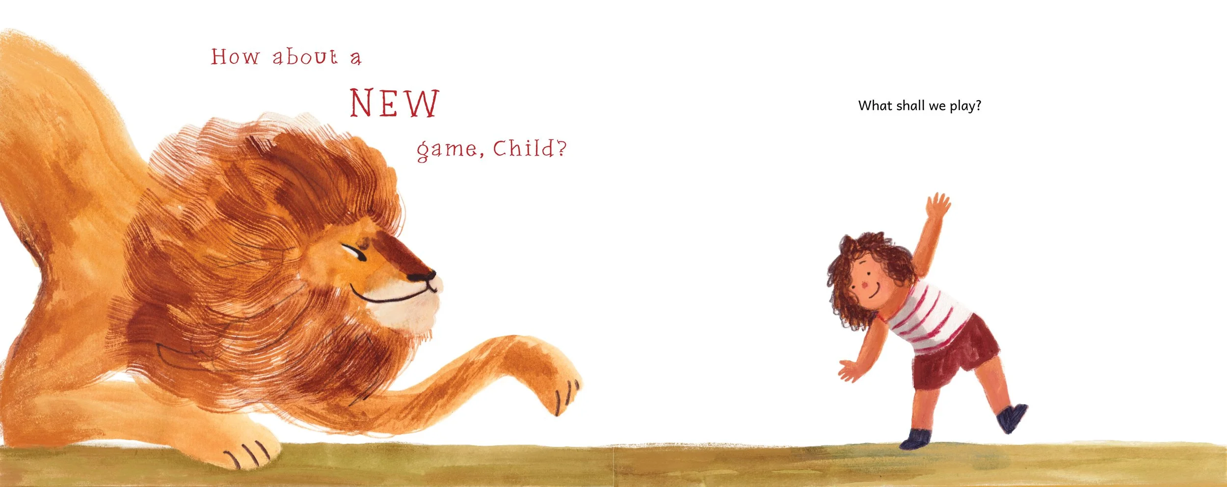 Lion suggests a new game