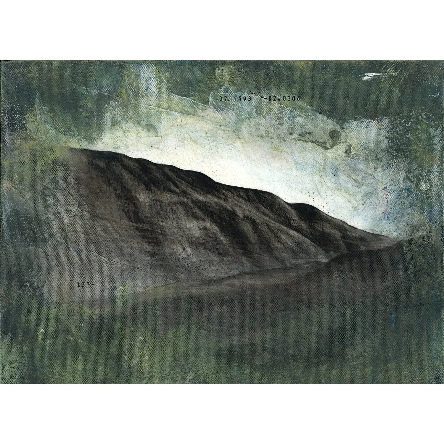 Psalm 137 (Ghost Mountains) 12x16