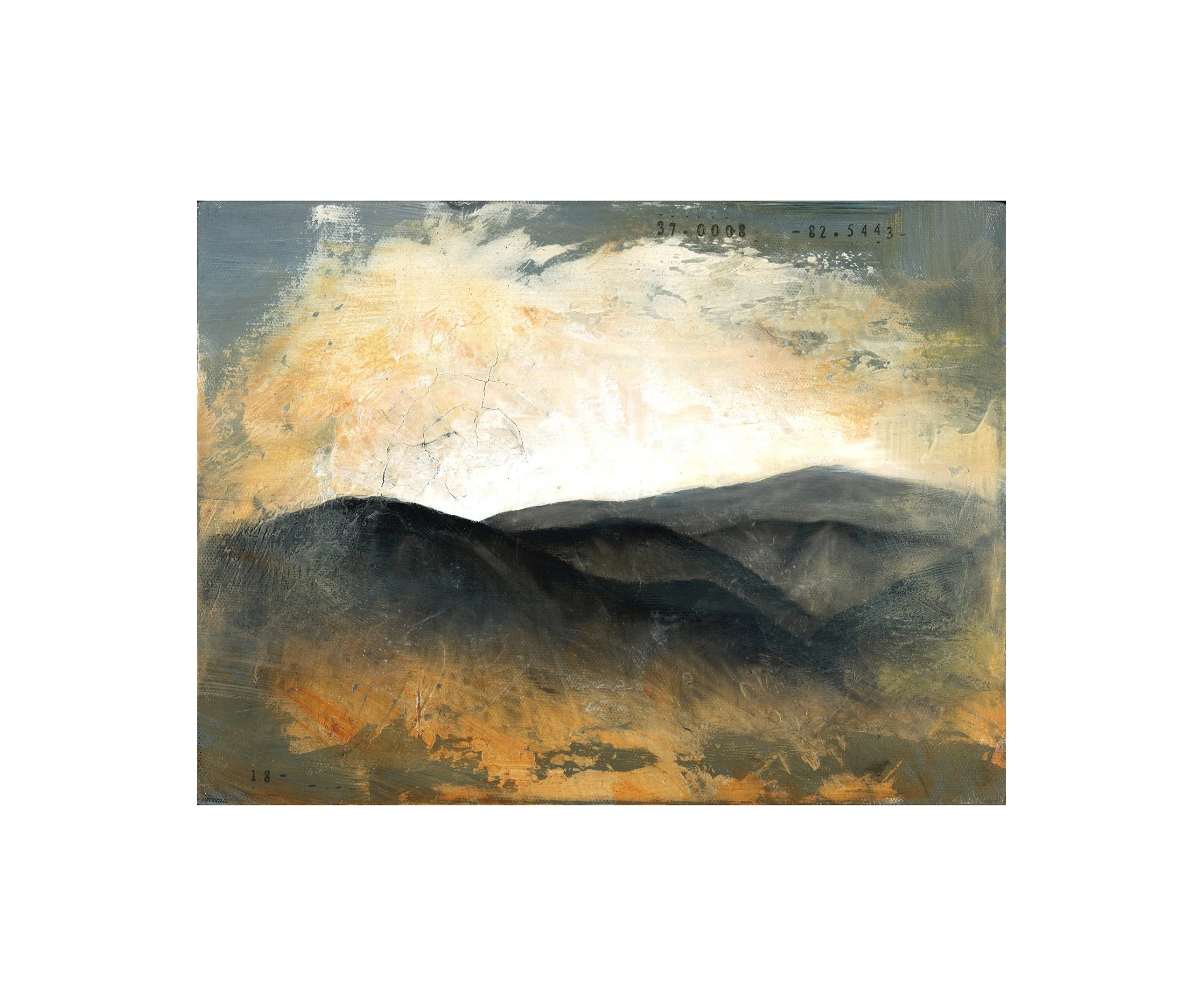 Psalm 18 (Ghost Mountains) - 9x12