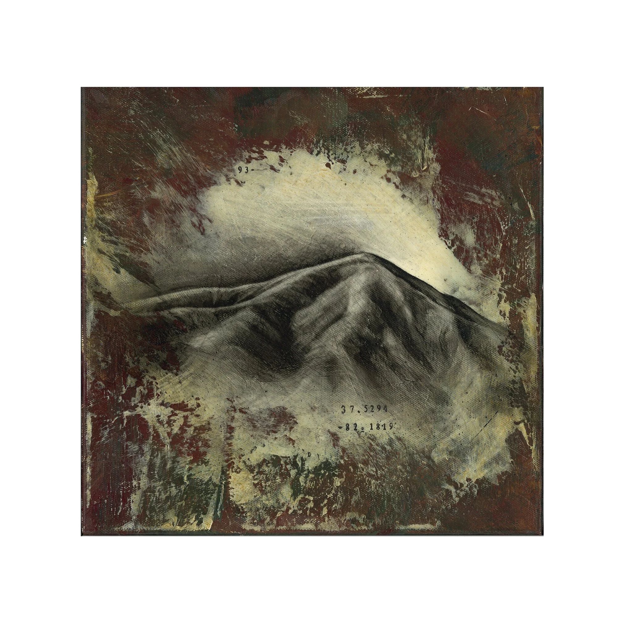 Psalm 93 (Ghost Mountains) 12x12