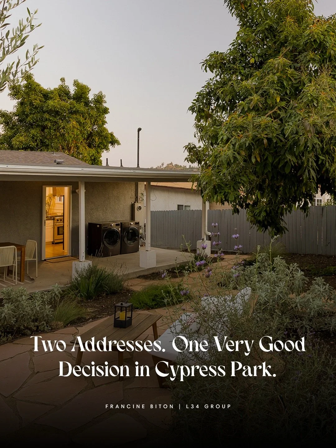 Whether it&rsquo;s rental income, family, guests, or a creative workspace, the flexibility here is hard to beat in Cypress Park.

👋🏼 Open House
Saturday, June 20th from 2-5pm
Sunday, June 20th from 2-5pm
Tuesday, June 23rd from 11am-2pm

&bull; Mai