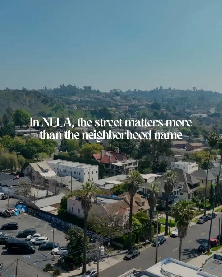 Here&rsquo;s something people don&rsquo;t always realize about buying in Northeast LA: 𝘛𝘩𝘦 𝘯𝘦𝘪𝘨𝘩𝘣𝘰𝘳𝘩𝘰𝘰𝘥 𝘯𝘢𝘮𝘦 𝘰𝘯𝘭𝘺 𝘵𝘦𝘭𝘭𝘴 𝘺𝘰𝘶 𝘱𝘢𝘳𝘵 𝘰𝘧 𝘵𝘩𝘦 𝘴𝘵𝘰𝘳𝘺.

A home can say Highland Park, Glassell Park, Mt. Washington, 