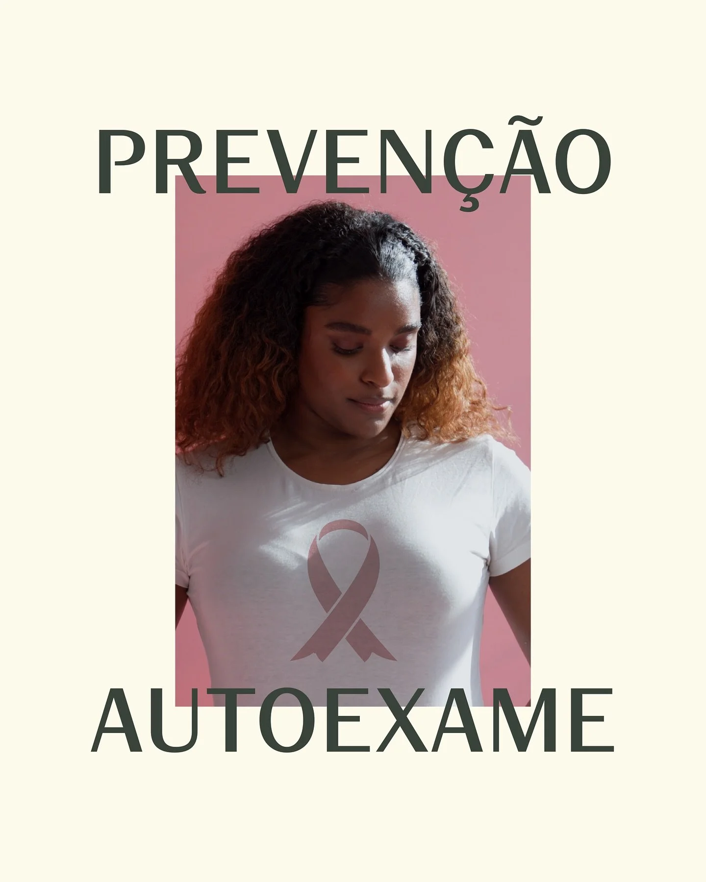 Prevenir &eacute; um ato de amor.
Outubro &eacute; o m&ecirc;s de lembrar que o toque pode salvar vidas.
Faz o teu autoexame, ouve o teu corpo e marca a tua mamografia.
Porque cuidar de ti deve ser prioridade. #OutubroRosa 🎀