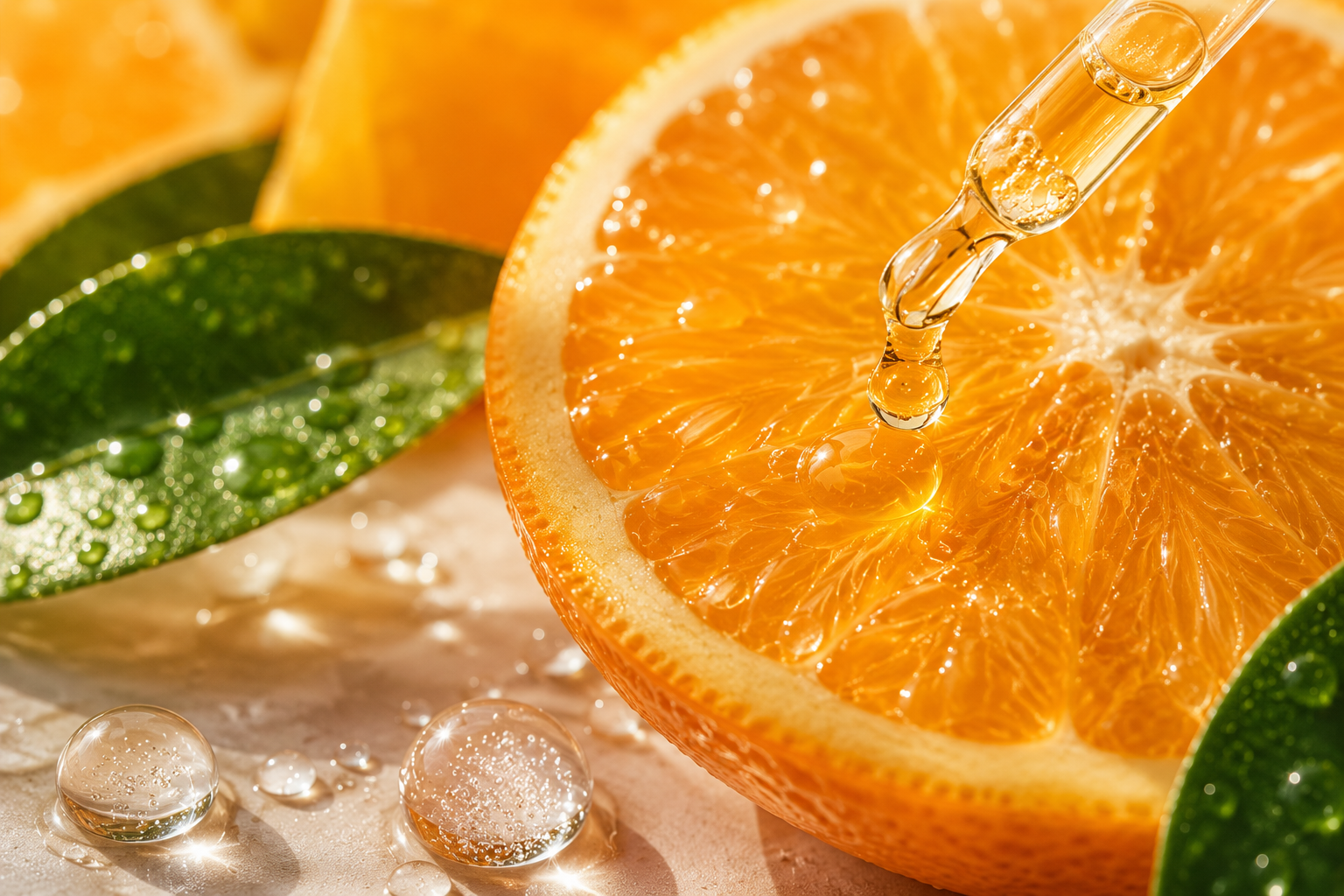 VITAMIN C
A powerful antioxidant that brightens the complexion, evens skin tone, and helps protect against environmental stressors