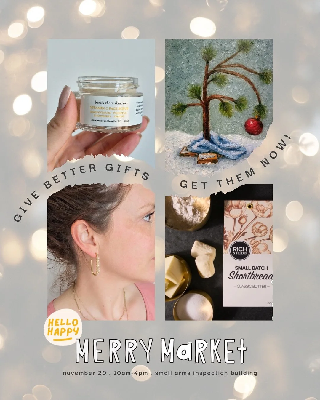 ✨meet the makers✨

Local makers, festive vibes, and holiday magic in every booth at MERRY MARKET!

Be sure to check out&hellip;
@barely.there.skincare 
@mishkapaintings 
@rockpaperpretty 
@richandrobbi 

🎄Merry Market
🗓️November 29 &bull; 10 AM - 4