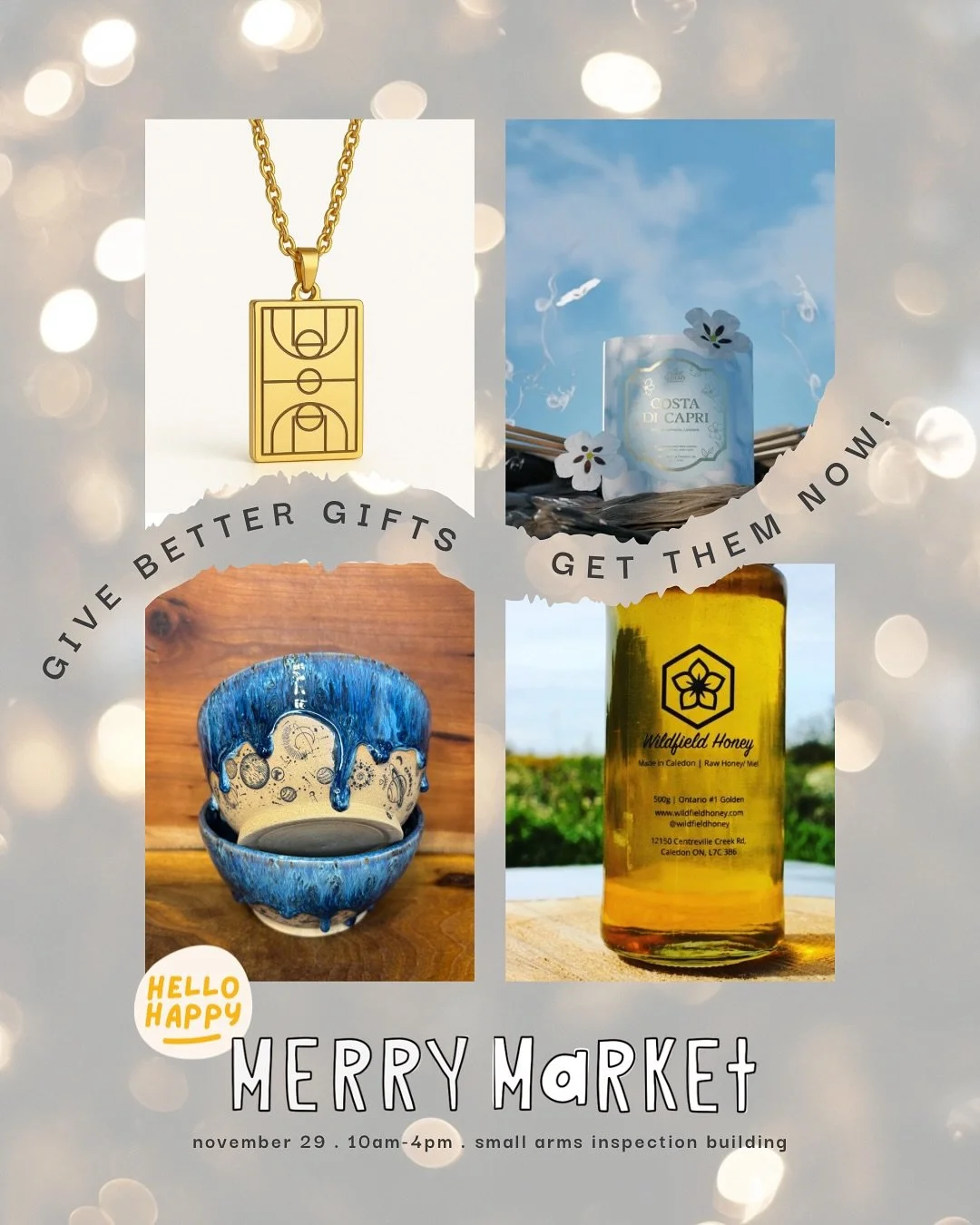 ✨meet the makers✨

Bring home a little handmade holiday magic from Merry Market!

be sure to check out
@persona.jwlry 
@emikeluxury 
@dd.pottery 
@wildfield_honey 

🎄Merry Market
🗓️November 29 &bull; 10 AM - 4 PM
📍small arms inspection building 
 