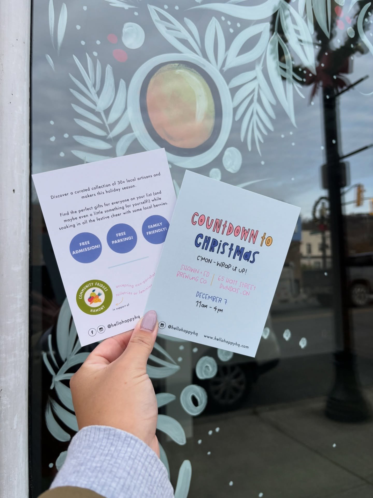 Let us give you a run down on what you can expect from COUNTDOWN TO CHRISTMAS!

🎄event is FREE to attend, the more the merrier so bring your closest pals, your Aunt Lucy and your co worker George!

🎄 parking is plentiful around the venue and also f