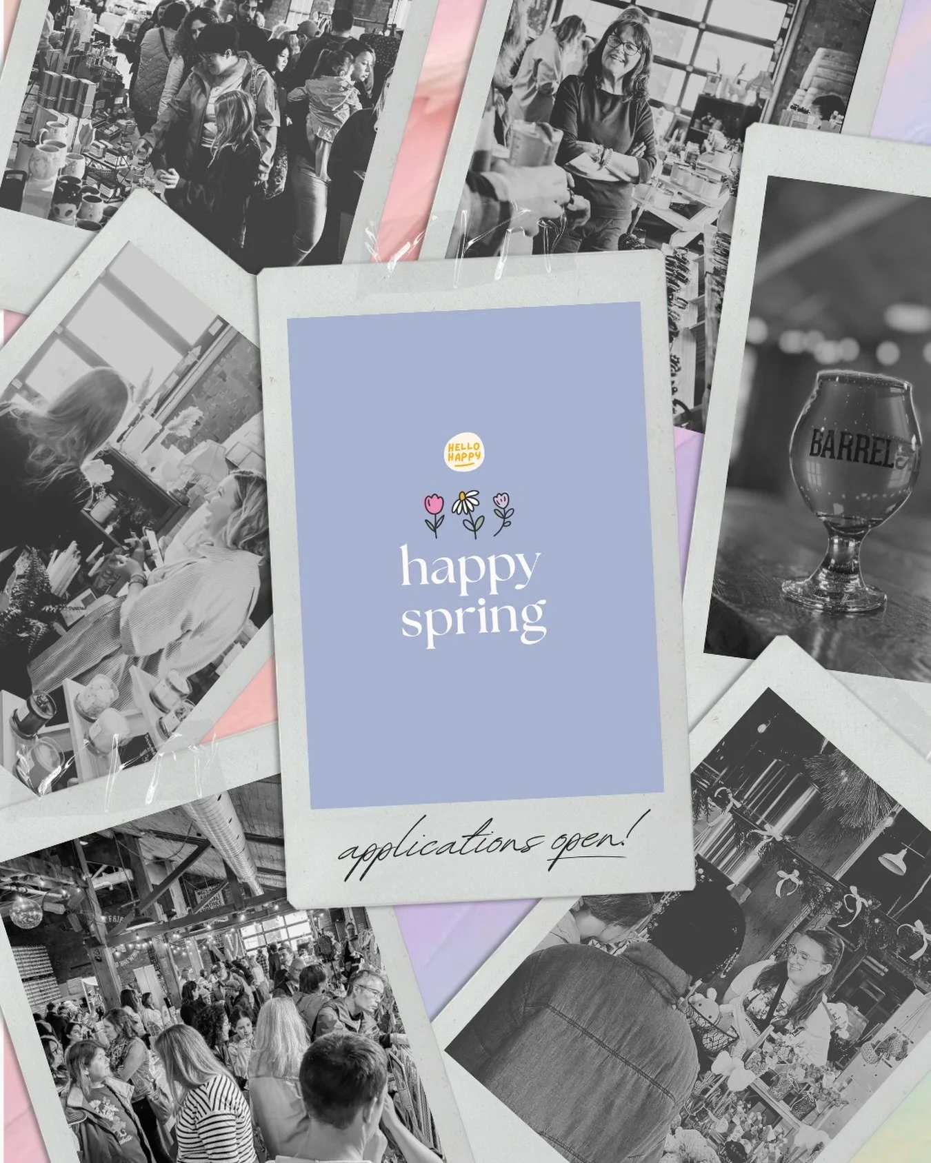 Appies are OPEN&hellip;
&hellip;and we want you for 🌷HAPPY SPRING🌷

We are curating a group of 30+ makers, creators and vintage sellers to join us on May 3rd for our second annual spring tap room take over at @lagershed ! 
good shopping, good beer,