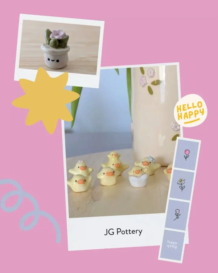 🌷meet the maker🌷
Handmade pieces created to bring a little extra joy to your day, say hello to @jg.pottery 

🌷Happy Spring🌷
Sunday, May 3
11:00 AM - 4:00 PM
Shawn &amp; Ed Brewing Co
65 Hatt St, Dundas On
no admission, free parking, kid friendly