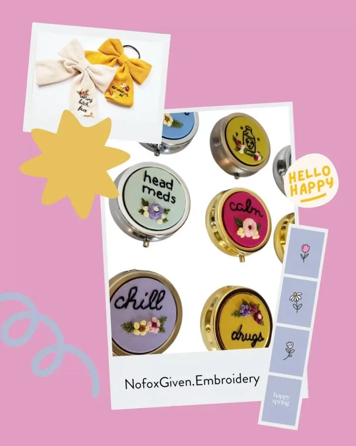 🌷meet the maker🌷
Handmade, talented, and not here to be subtle about it, say hello to @nofoxgiven.embroidery 

🌷Happy Spring🌷
Sunday, May 3
11:00 AM - 4:00 PM
Shawn &amp; Ed Brewing Co
65 Hatt St, Dundas On
no admission, free parking, kid friendl