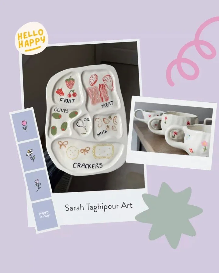 🌷meet the maker🌷 
The kind of booth that makes you say &ldquo;okay just one more thing&rdquo;, say hello to @sarahtaghipour.art 

🌷Happy Spring🌷
Sunday, May 3
11:00 AM - 4:00 PM
Shawn &amp; Ed Brewing Co
65 Hatt St, Dundas On
no admission, free p