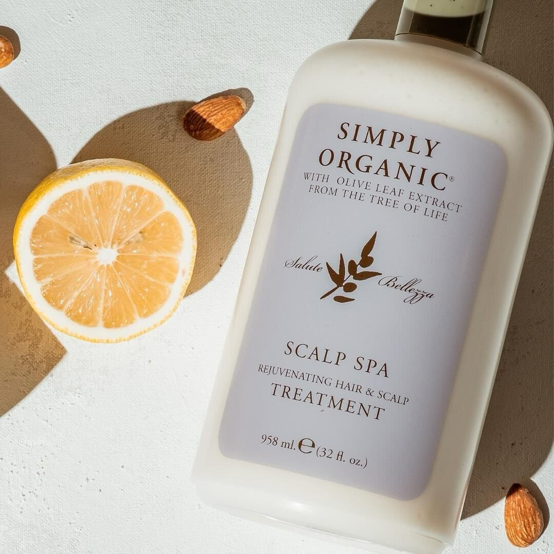 Immerse your scalp with the nourishing Scalp Spa Rejuvenating Treatment from Simply Organic!

A rebalancing blend of Organic Nettle Leaf, Rosemary, Mountain Daisy, and Spearmint soothes and calms dry, irritated scalps. This restorative formula promot