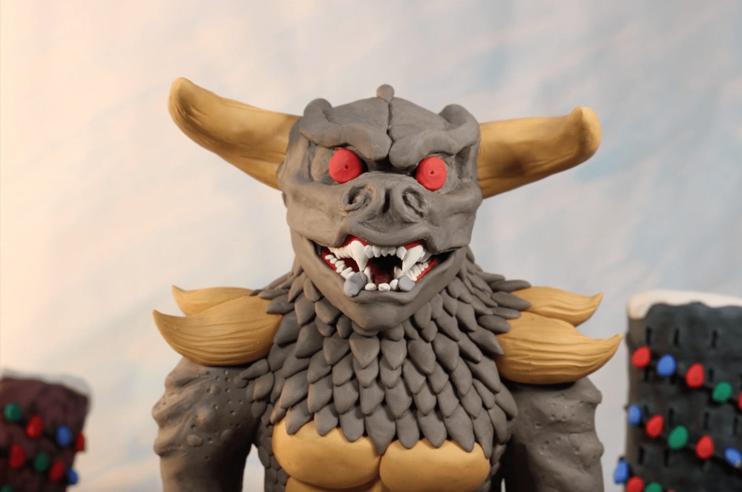 Kaiju Pulgasari christmas spoof shots