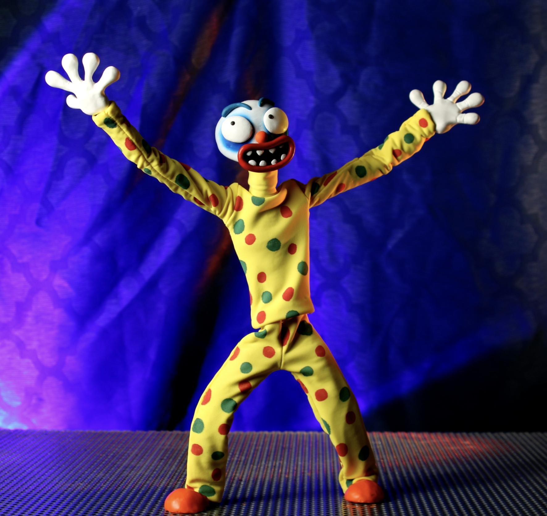 Lolo Puppet (Head/Hands: Epoxy Sculpt, Sugru Mouldable Glue, Modeling Clay) (Fabric Costume by: Laura Volpintesta)