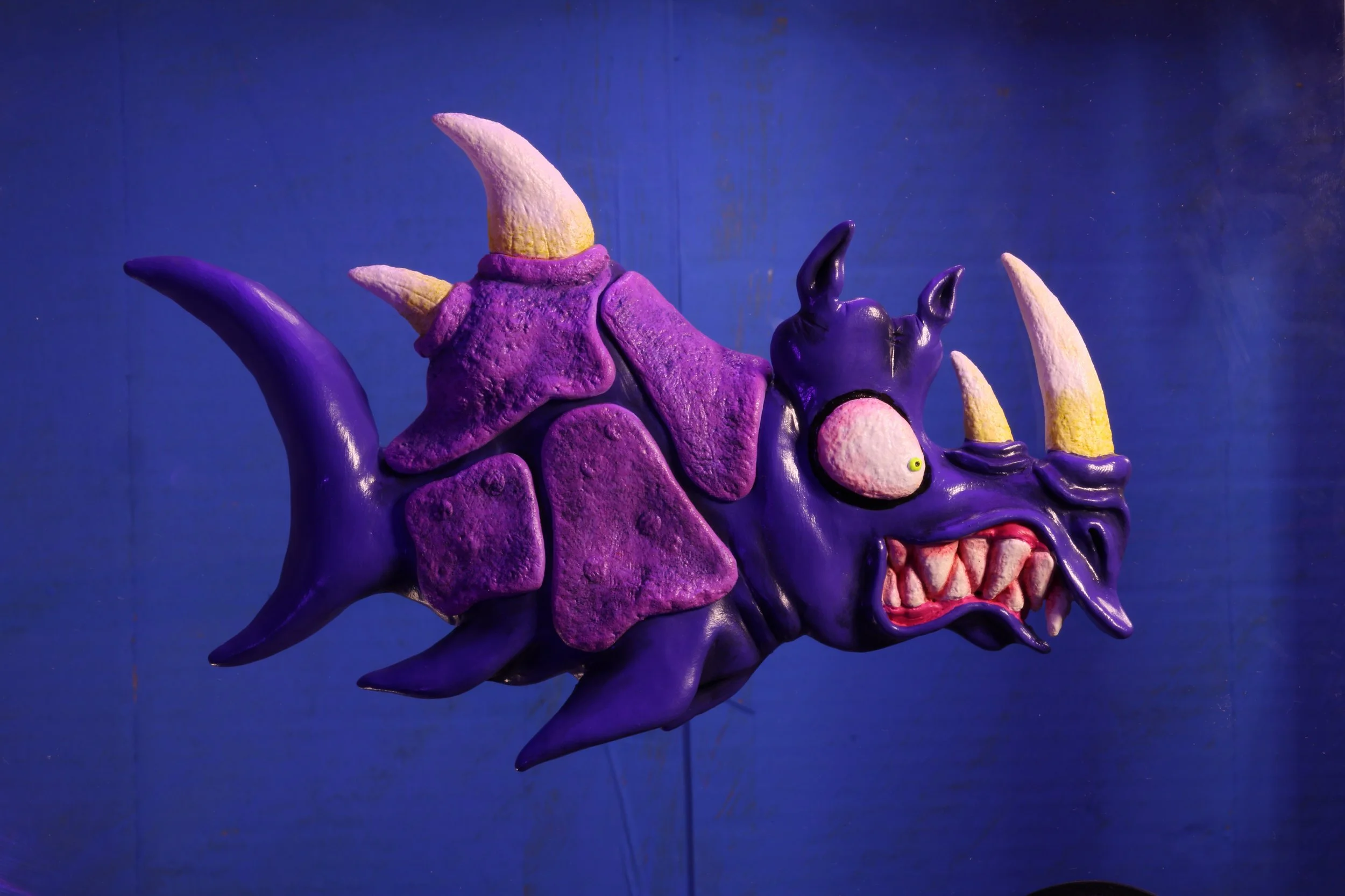 Sea Rhinoceros Puppet (Super Sculpey Firm)