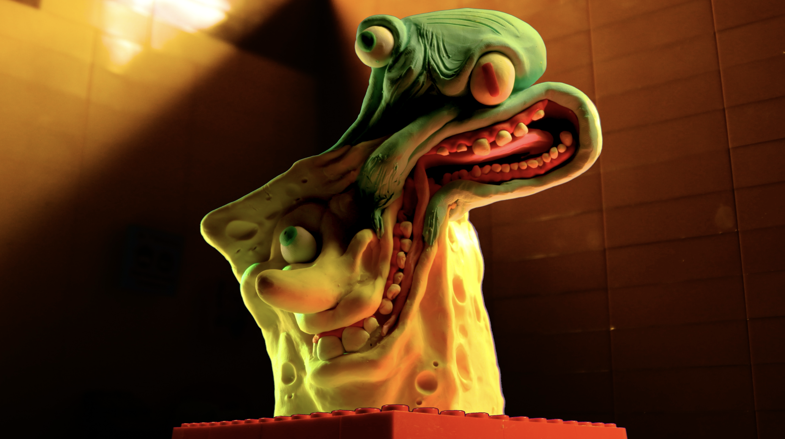 SquidBob Tentaclepants Monster (Van Aken Plastalina)