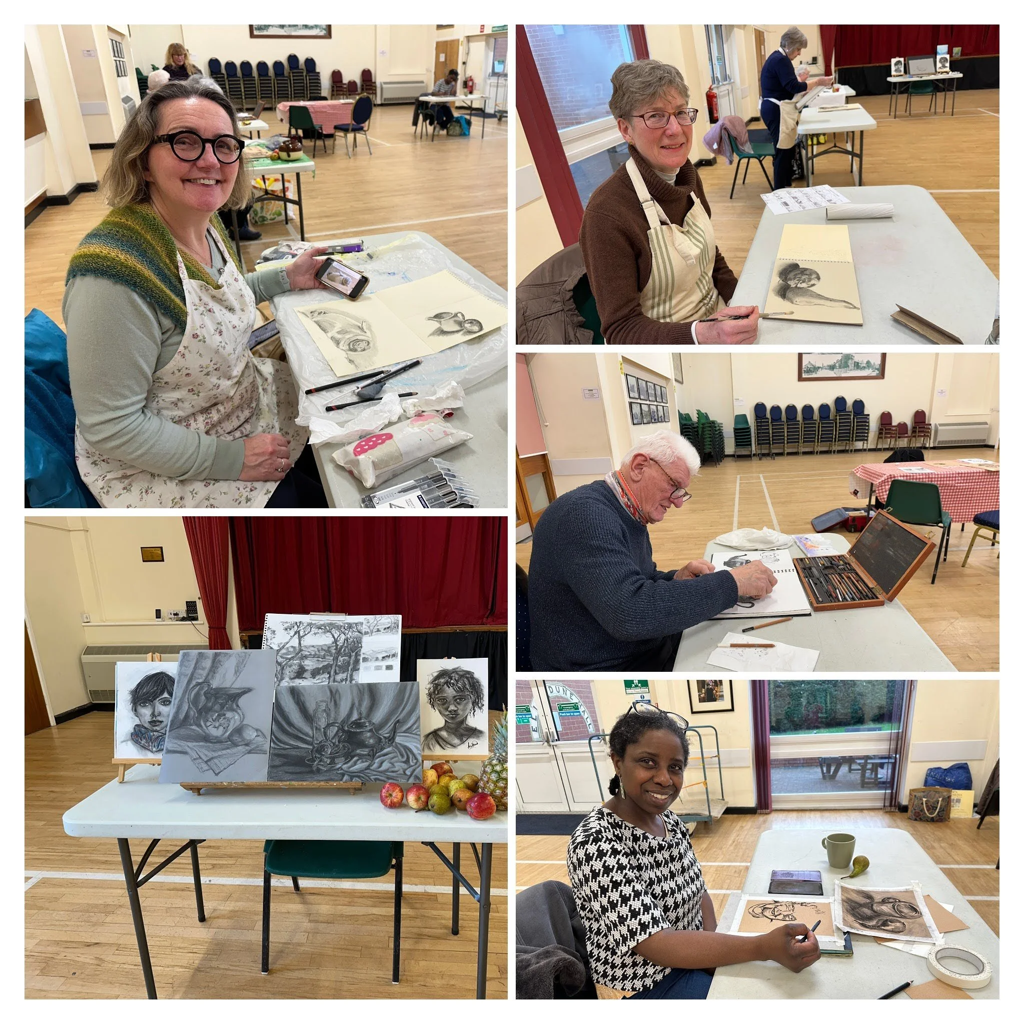 Charcoal Study Art Lesson