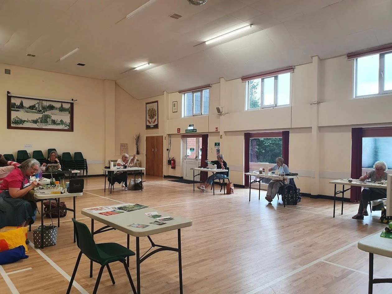 Birch Tree Landscape Art Lesson