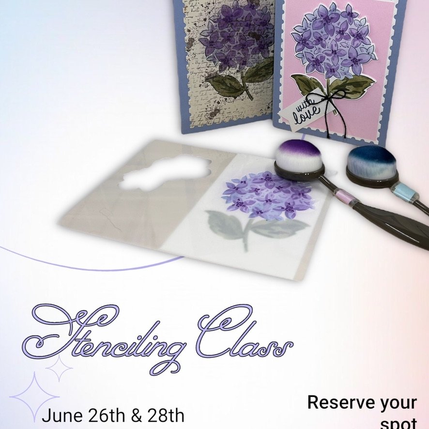 Stenciling Technique Class