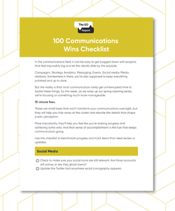 100 15-Minute Communications Wins (With Free Download)