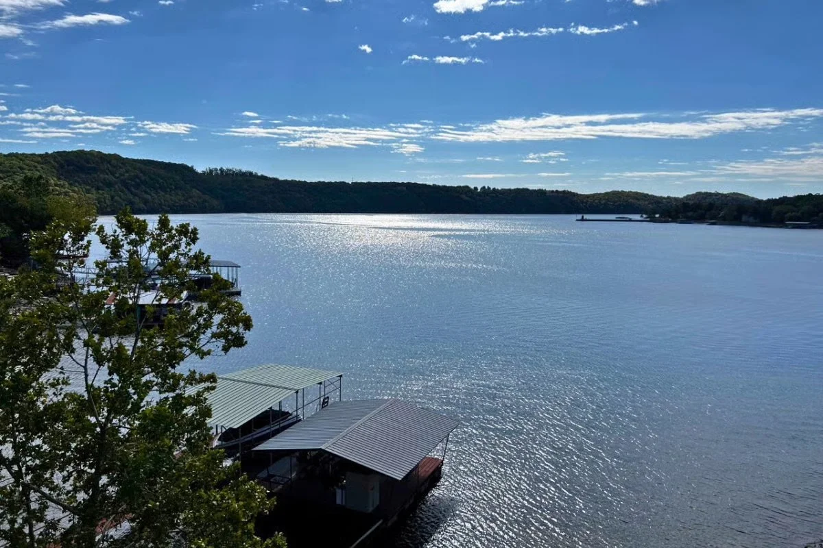 An environmental shot of Lake of the Ozarks