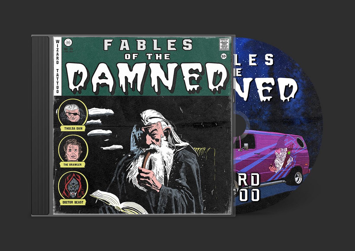 WIZARD TATTOO – FABLES OF THE DAMNED CD
