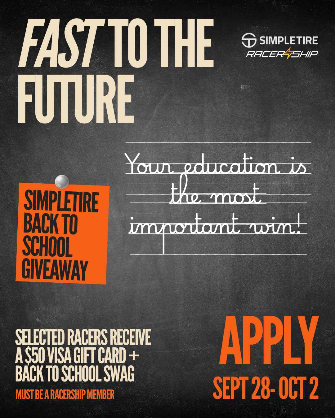 SimpleTire is soon to launch "Fast to the Future Fund" to Support Kids Heading Back to School