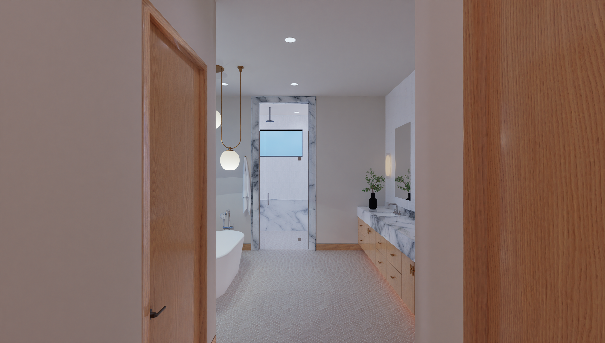 Luxury Residence Primary Bathroom