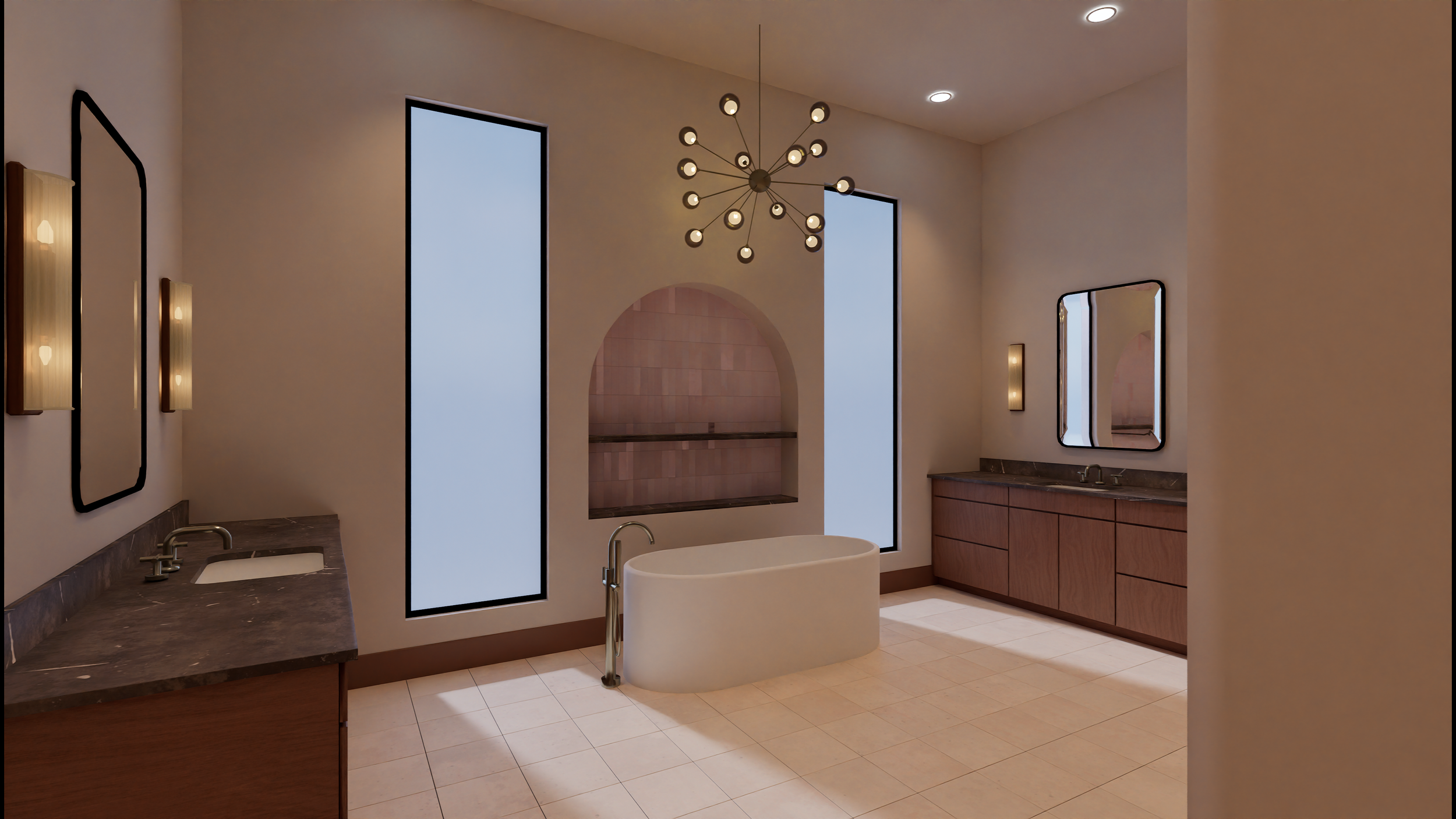Luxury Residence Primary Bathroom
