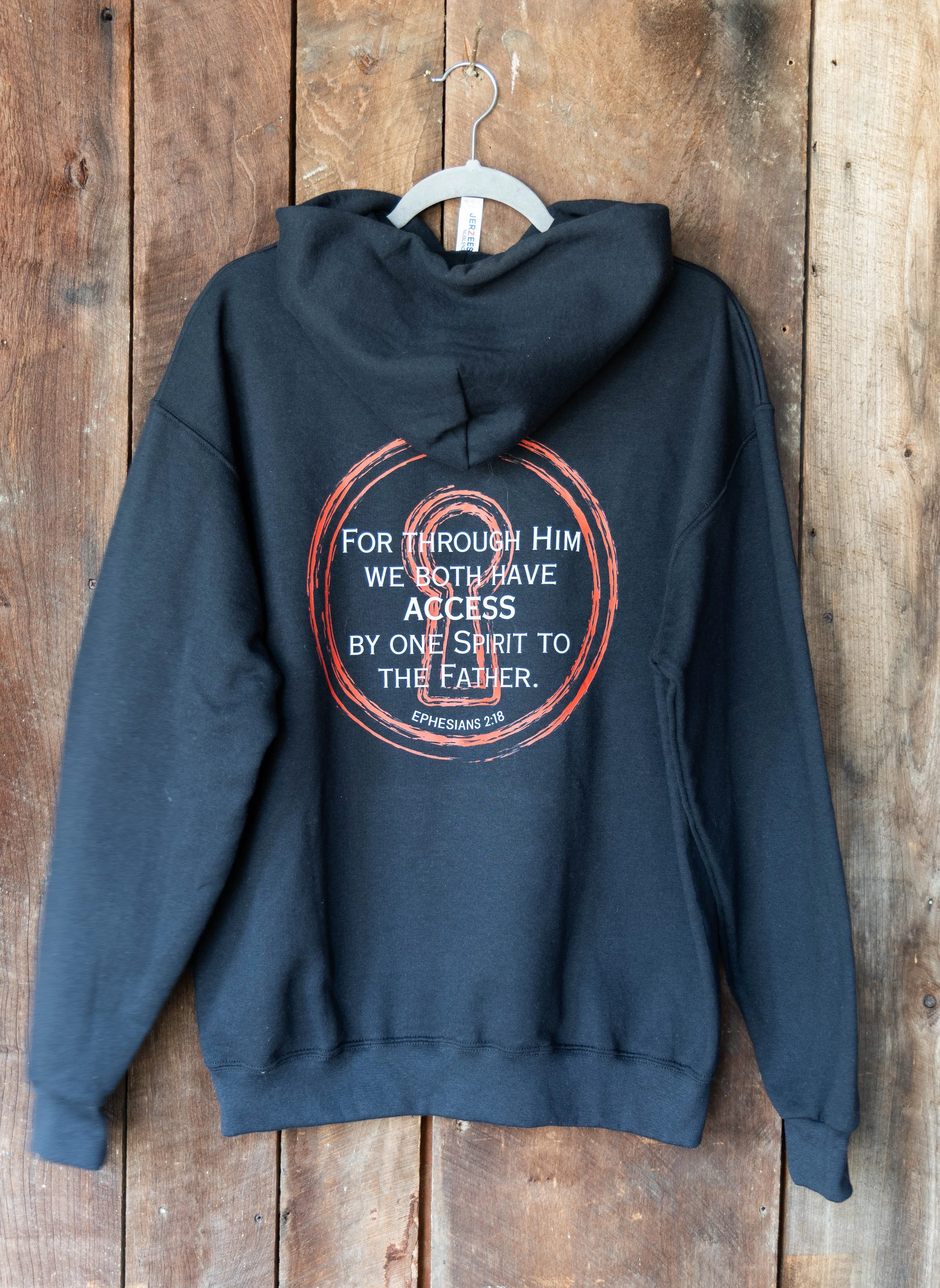 Unisex AAC Keyhole Hoodie - Black