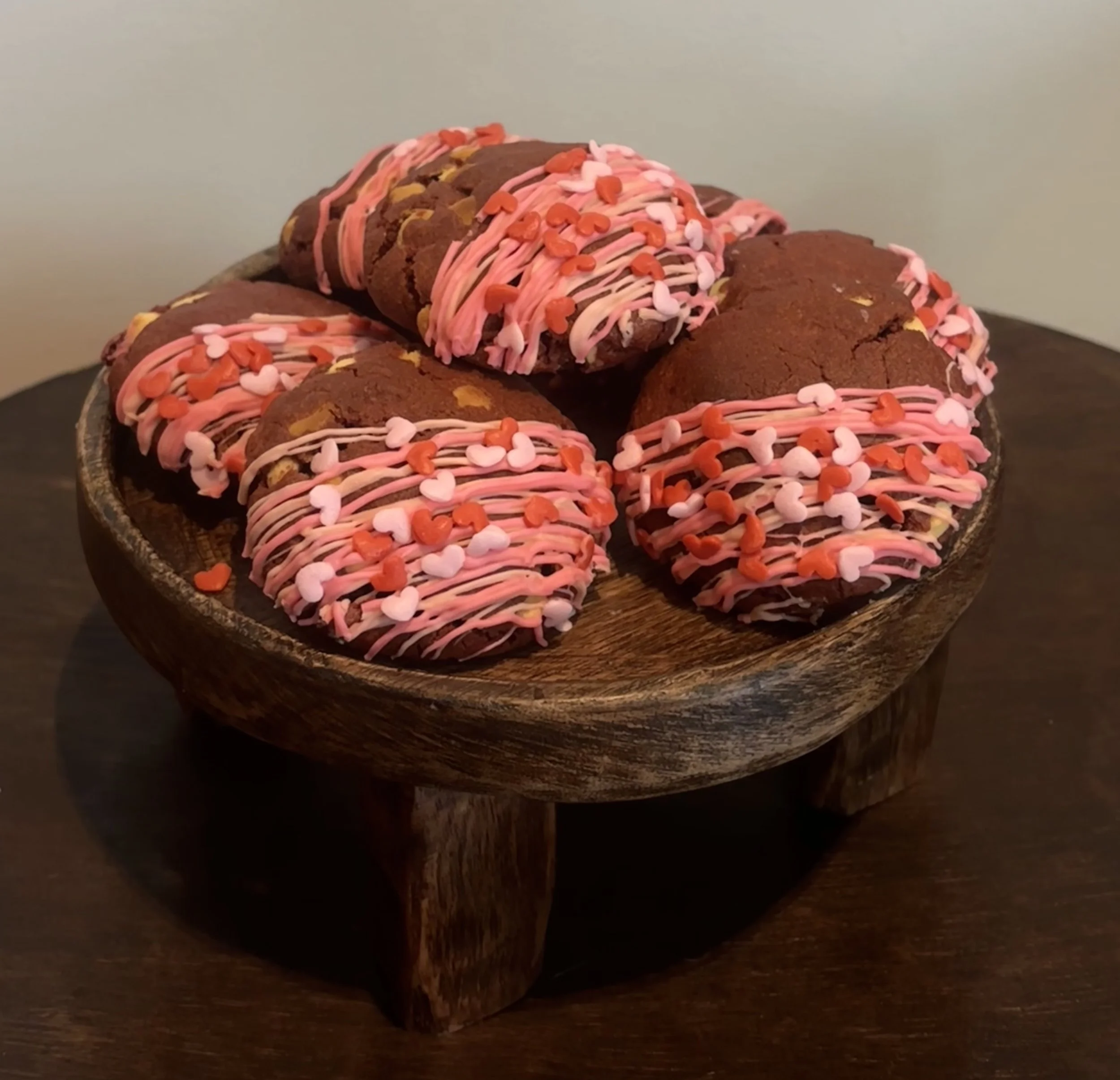 Red Velvet Cheesecake Cookies