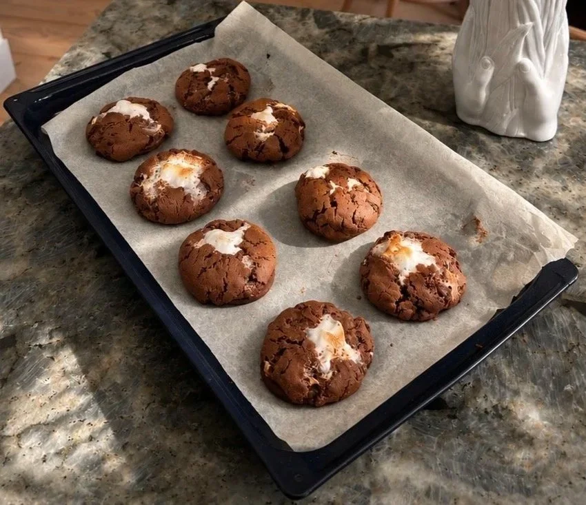 S’mores NYC style Cookies