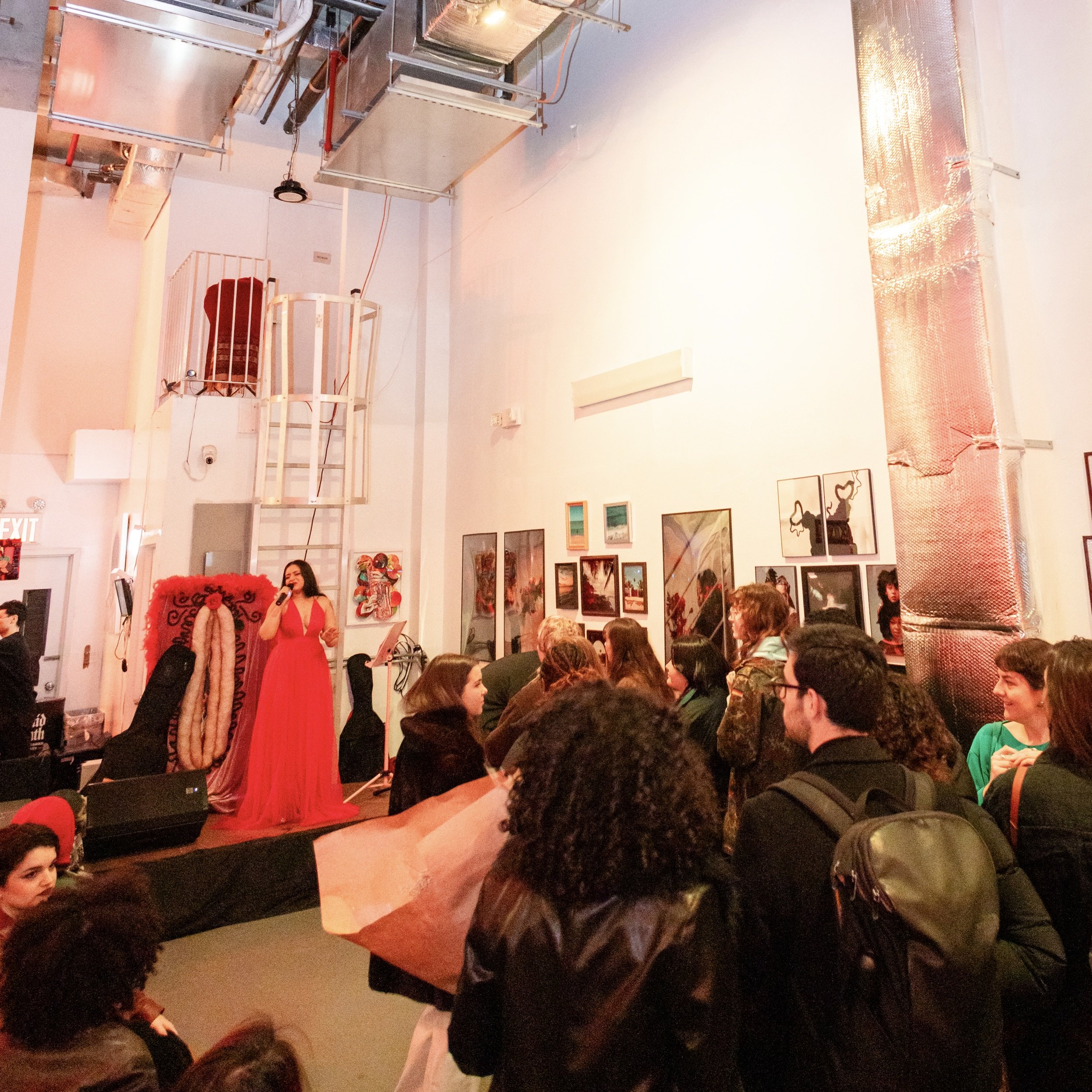 February 2025 Brooklyn Art Cave Portals of Love Opening Night