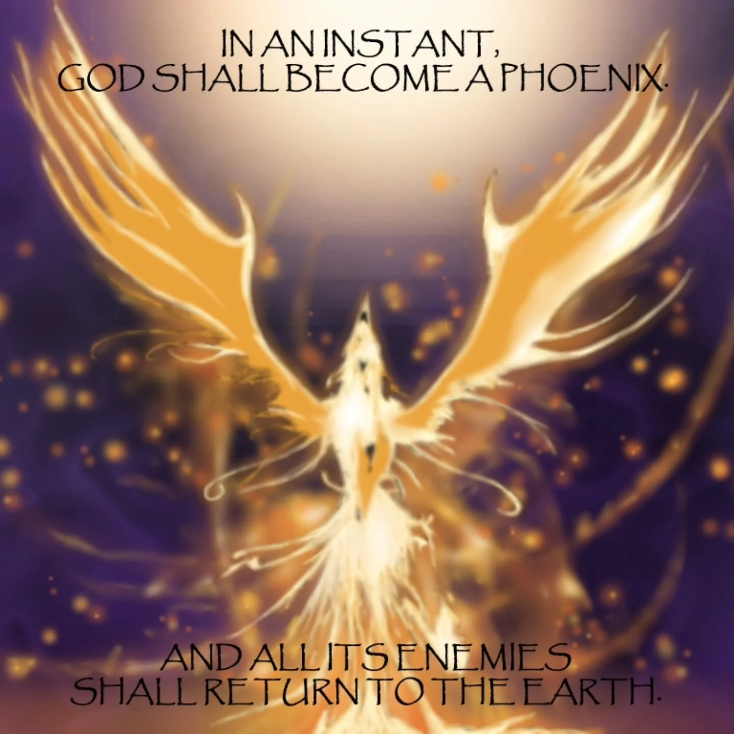 The Winged Dragon of Ra, God Phoenix.
This post breaks down every stage behind my artwork &mdash; from the dark void to divine retribution.

I built this piece to feel divine and almighty &mdash; layering light upon darkness until Ra felt like the tr