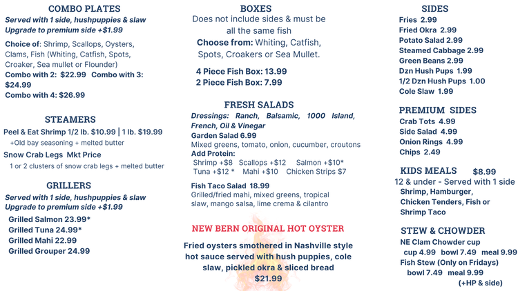 The Restaurant — Front Street Fish Co.