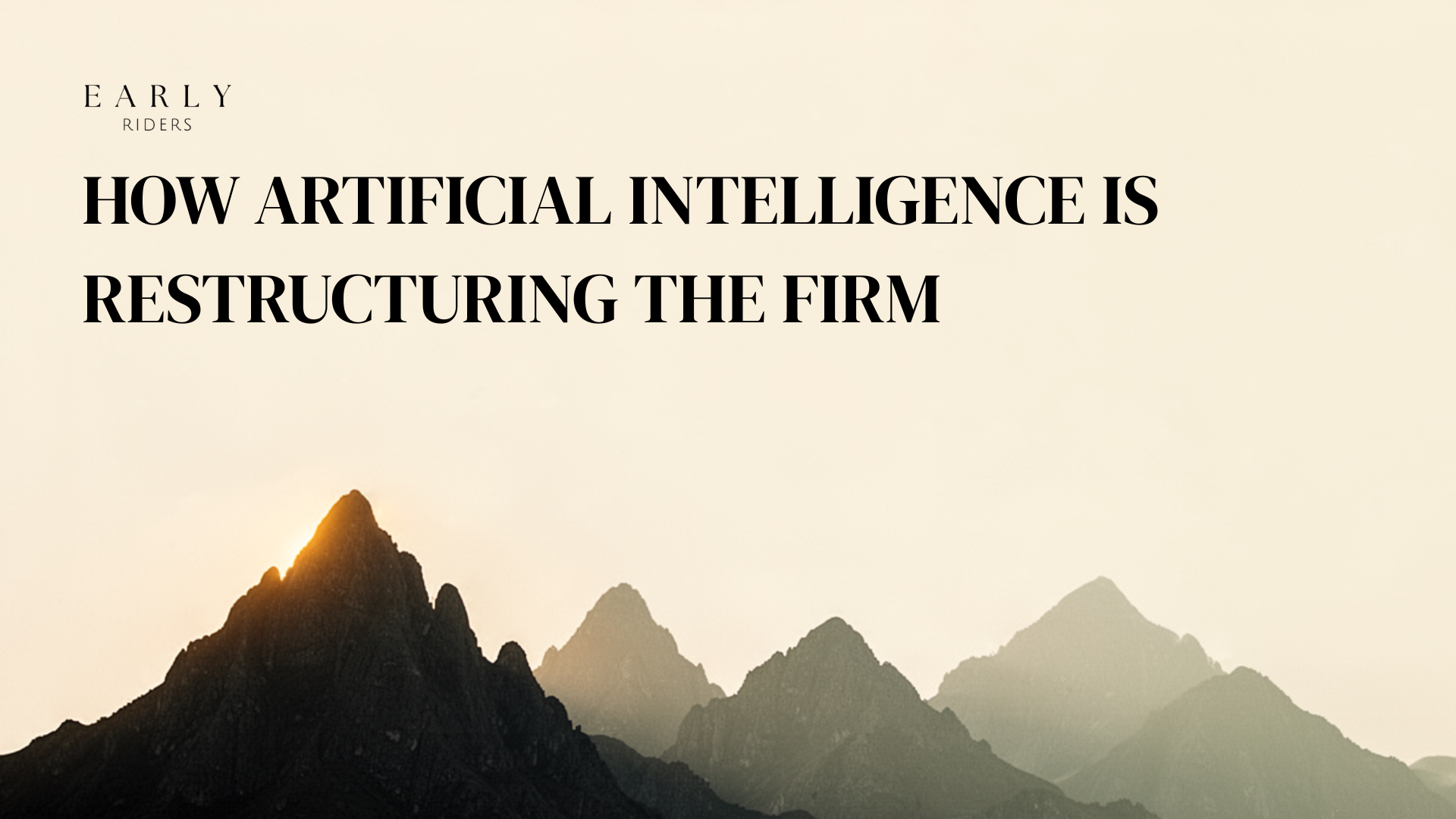How Artificial Intelligence Is Restructuring the Firm