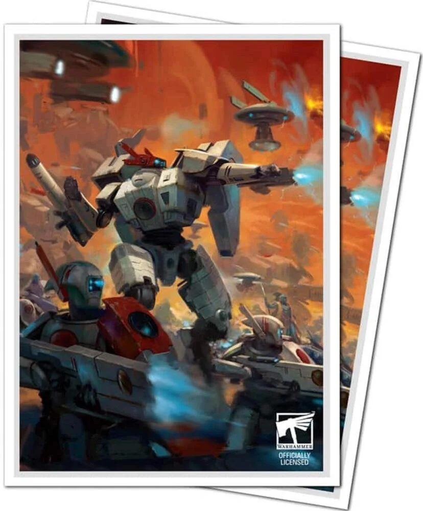 APEX Deck Protector Sleeves - Warhammer 40k: T'au Empire Codex Aligned (105-pack) - Ultra Pro Card Sleeves