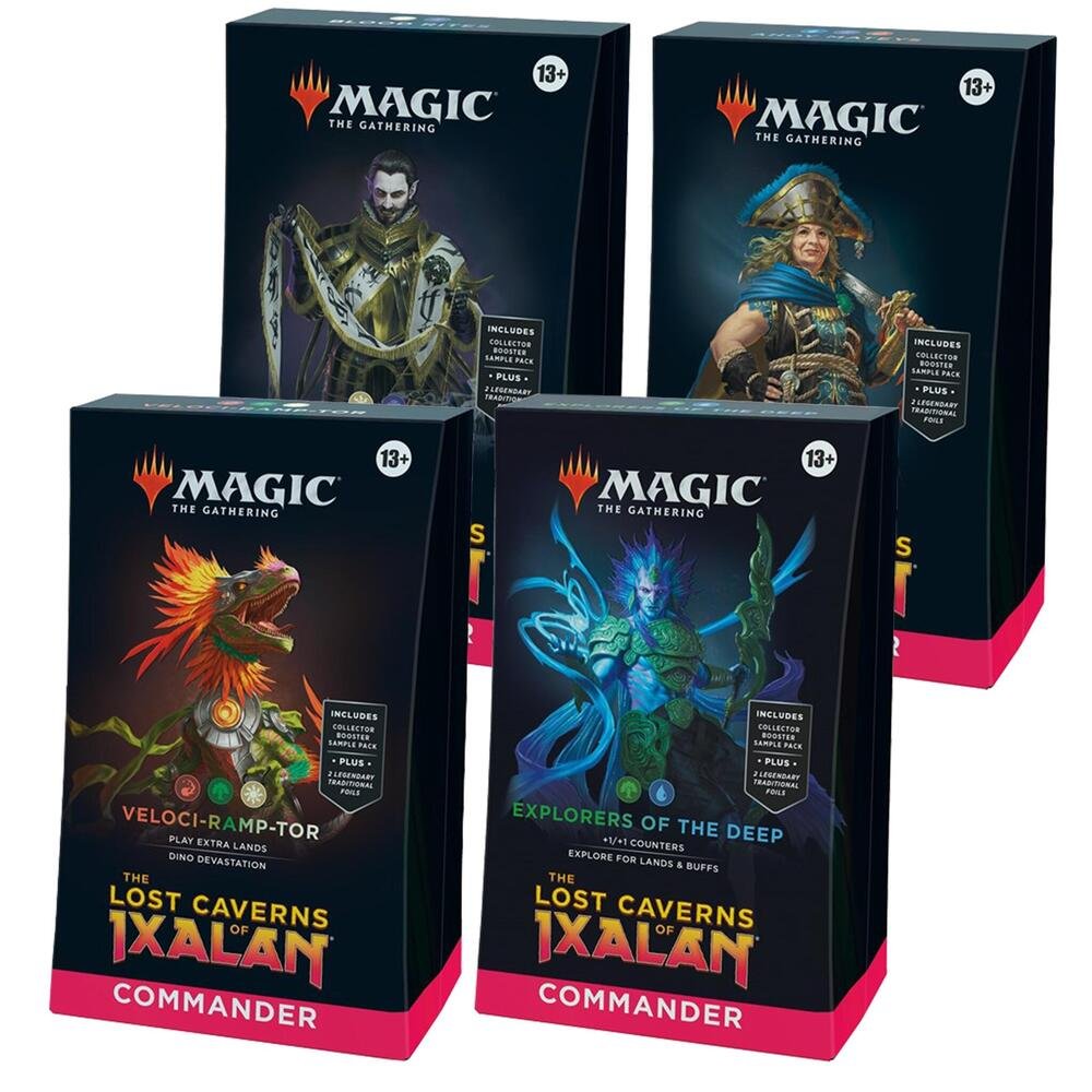 The Lost Caverns of Ixalan Commander Deck Case - Commander: The Lost Caverns of Ixalan (LCC)